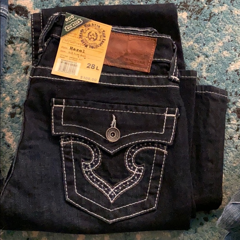 Big star size 28L hazel mid rise boot